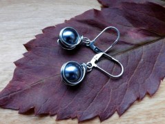 Náhrdelník - černý a modrý