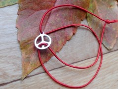 Náhrdelník - černý a modrý