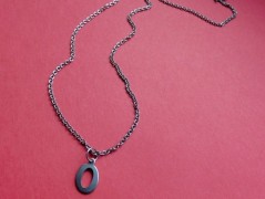 Náhrdelník - černý a modrý