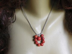 Náhrdelník - černý a modrý