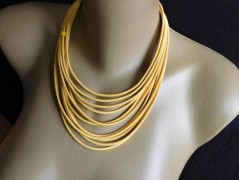 Náhrdelník - černý a modrý