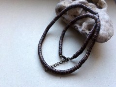 Náhrdelník - černý a modrý