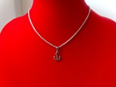 Náhrdelník - černý a modrý