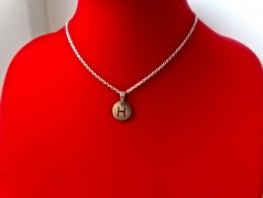 Náhrdelník - černý a modrý