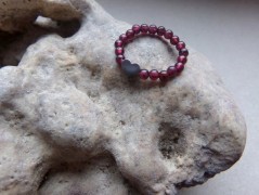 Náhrdelník - černý a modrý