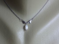 Náhrdelník - černý a modrý