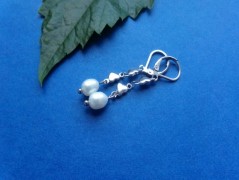 Náhrdelník - černý a modrý