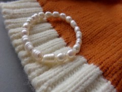 Náhrdelník - černý a modrý