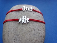 Náhrdelník - černý a modrý