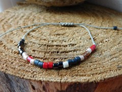 Náhrdelník - černý a modrý