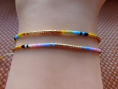 Náhrdelník - černý a modrý