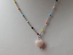 Náhrdelník - černý a modrý