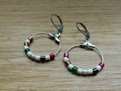 Náhrdelník - černý a modrý