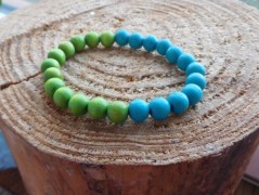 Náhrdelník - černý a modrý