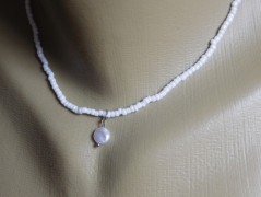 Náhrdelník - černý a modrý