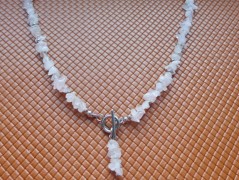 Náhrdelník - černý a modrý