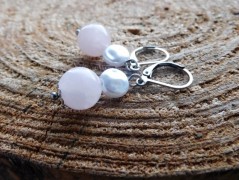 Náhrdelník - černý a modrý