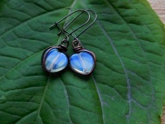 Náhrdelník - černý a modrý