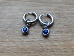 Náhrdelník - černý a modrý