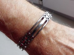 Náhrdelník - černý a modrý