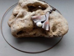 Náhrdelník - černý a modrý