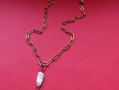 Náhrdelník - černý a modrý