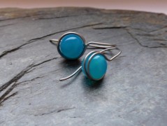 Náhrdelník - černý a modrý