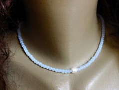 Náhrdelník - černý a modrý