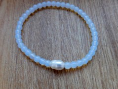 Náhrdelník - černý a modrý