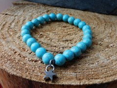 Náhrdelník - černý a modrý