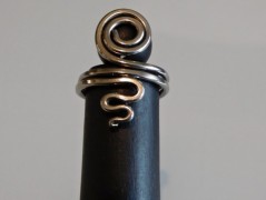 Náhrdelník - černý a modrý