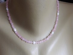 Náhrdelník - černý a modrý