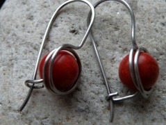 Náhrdelník - černý a modrý