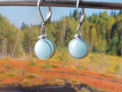 Náhrdelník - černý a modrý