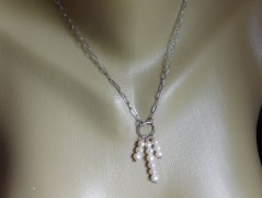 Náhrdelník - černý a modrý