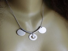 Náhrdelník - černý a modrý