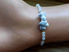 Náhrdelník - černý a modrý