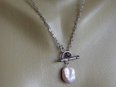 Náhrdelník - černý a modrý