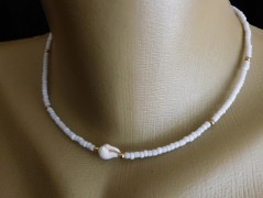 Náhrdelník - černý a modrý