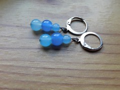 Náhrdelník - černý a modrý