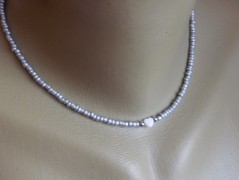 Náhrdelník - černý a modrý