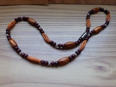 Náhrdelník - černý a modrý