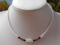 Náhrdelník - černý a modrý