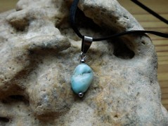 Náhrdelník - černý a modrý