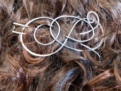 Náhrdelník - černý a modrý