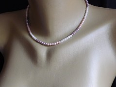 Náhrdelník - černý a modrý