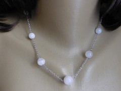 Náhrdelník - černý a modrý