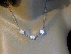 Náhrdelník - černý a modrý