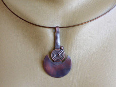 Náhrdelník - černý a modrý