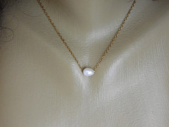 Náhrdelník - černý a modrý